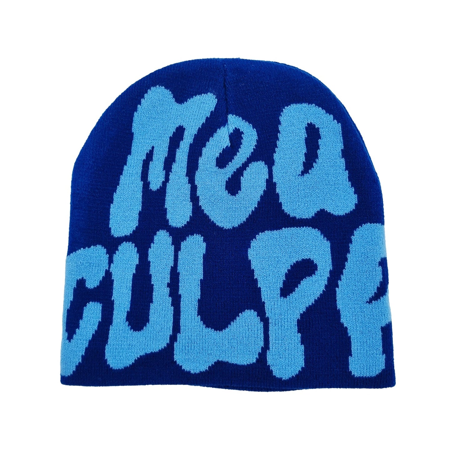 Y2K Mea Culpa beanie blue