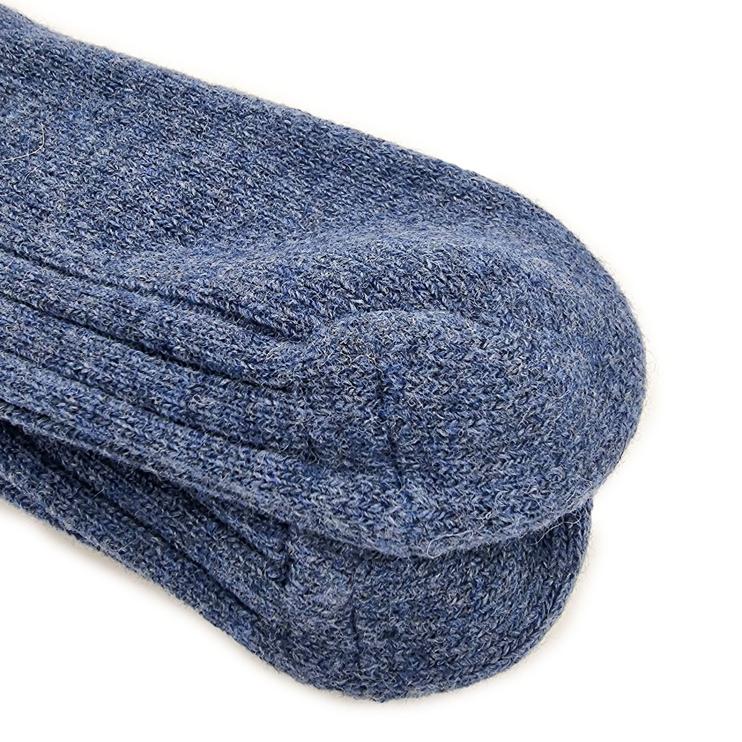 Merino wool socks, blue
