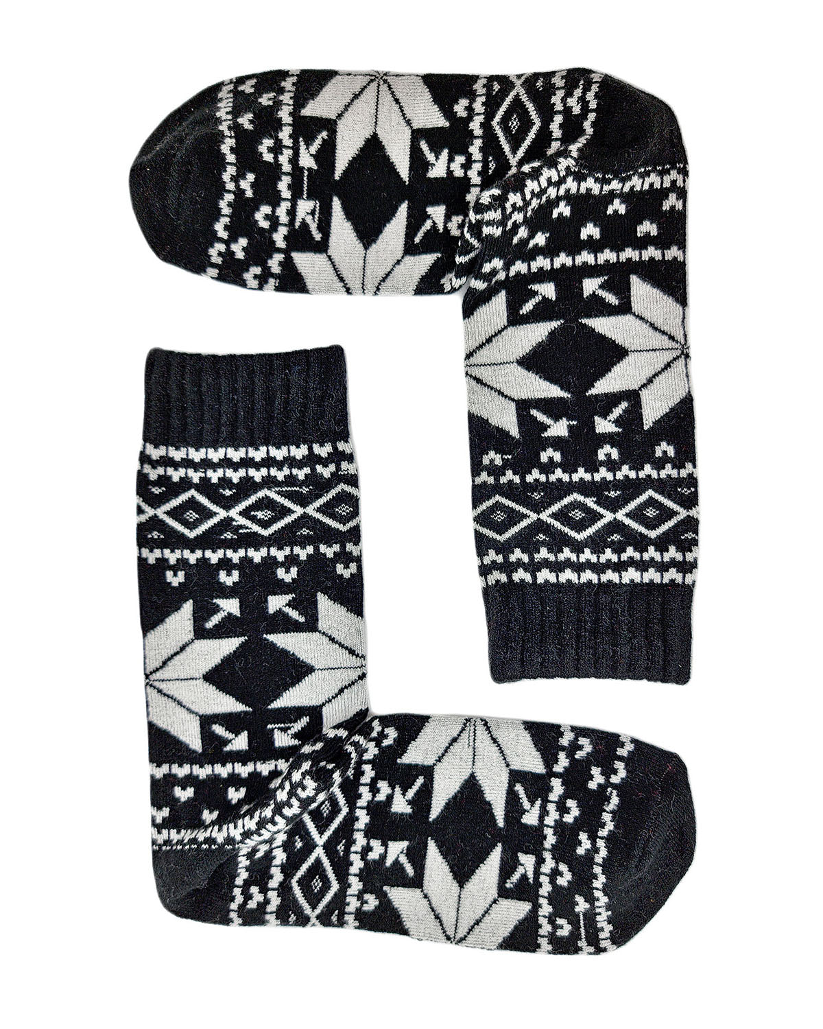 Wool socks "Norwegian symbols"