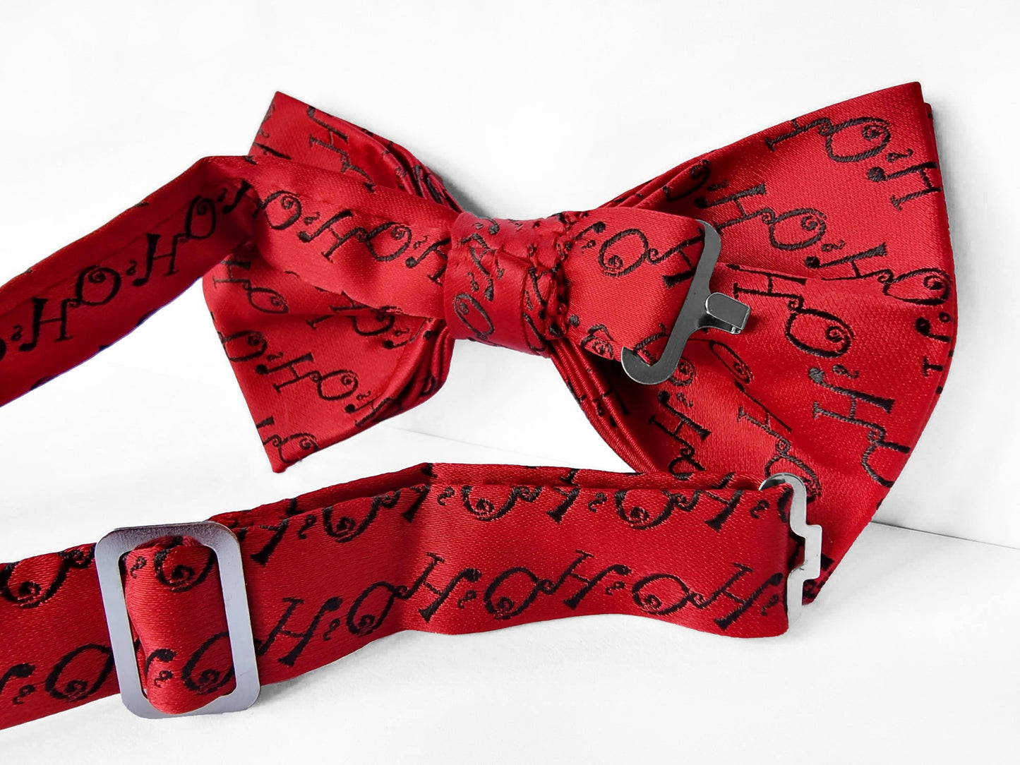 Noeud Papillon de Noël "Ho Ho Ho"