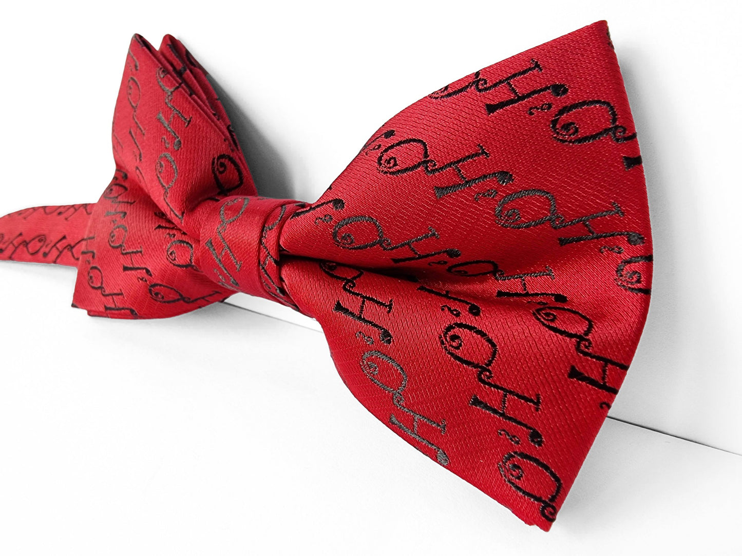 Noeud Papillon de Noël "Ho Ho Ho"
