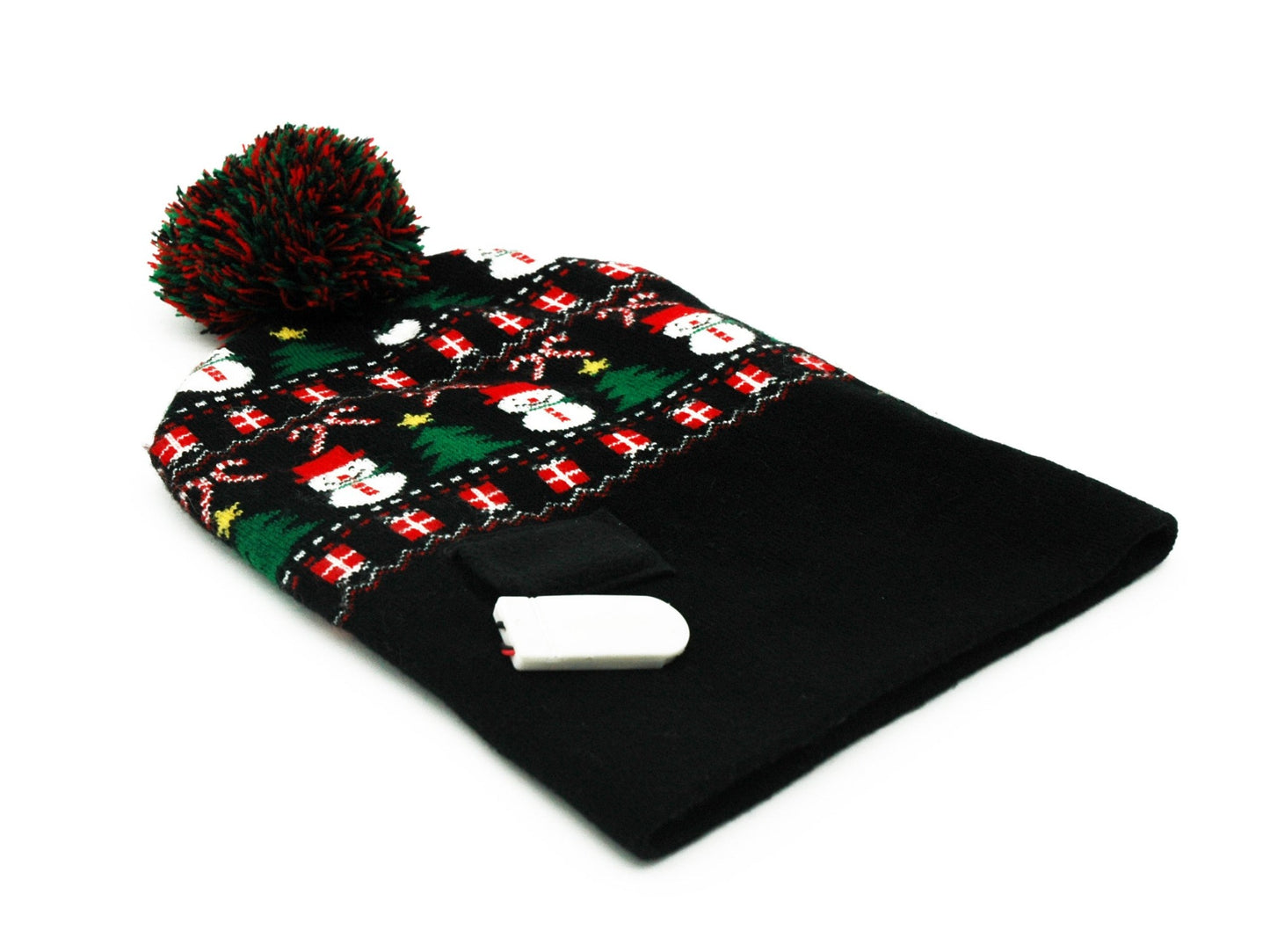 Flashing Christmas Beanie "I love Christmas"