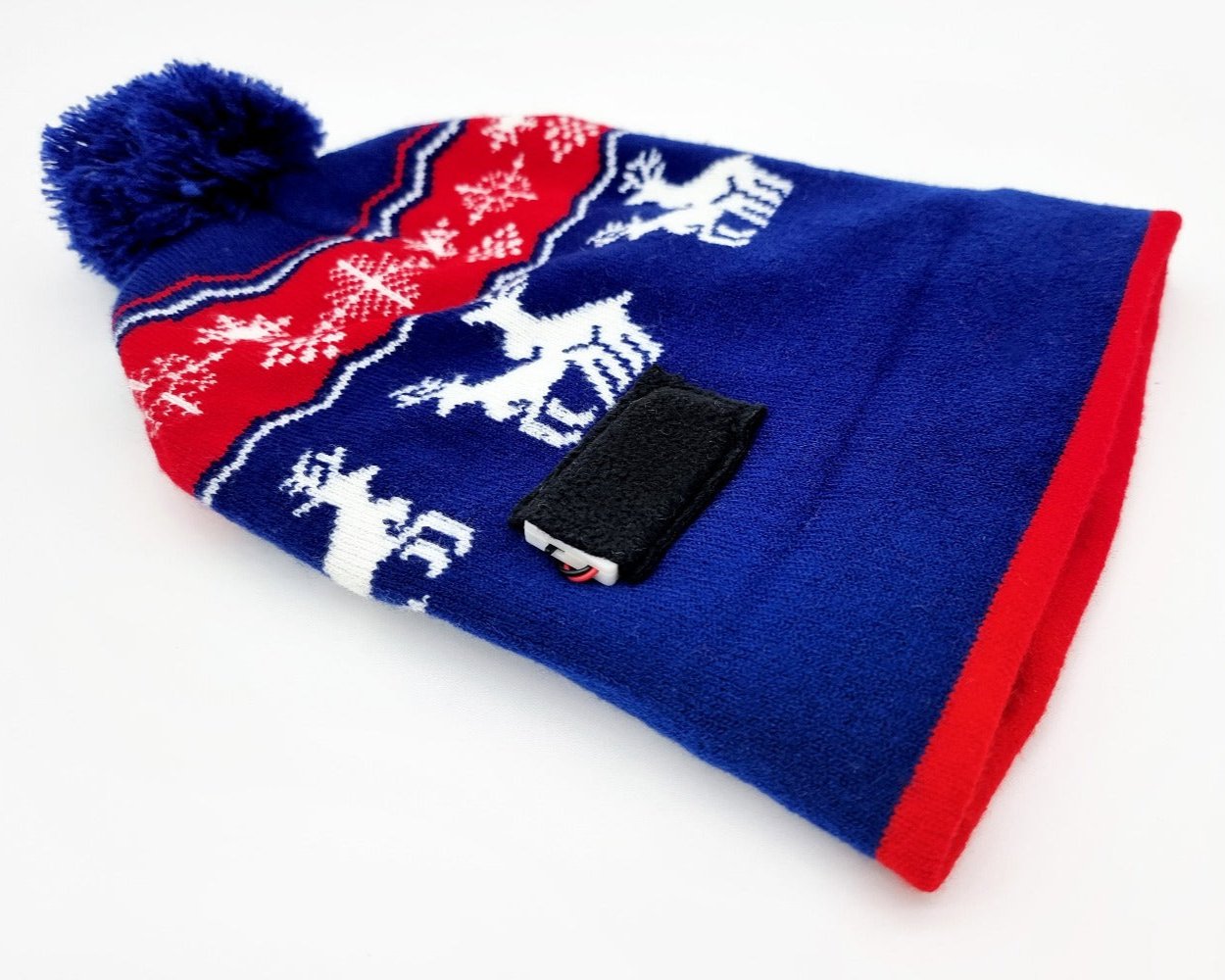 Bonnet de Noël clignotant "The making of Rudolph"