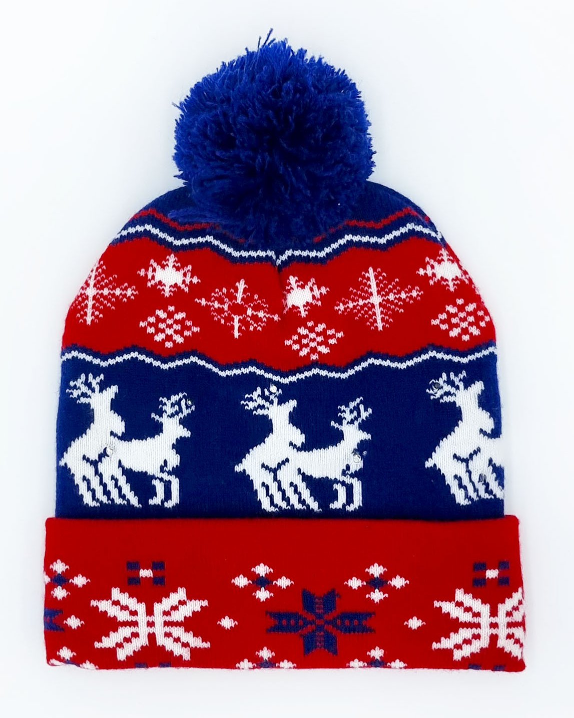 Bonnet de Noël clignotant "The making of Rudolph"