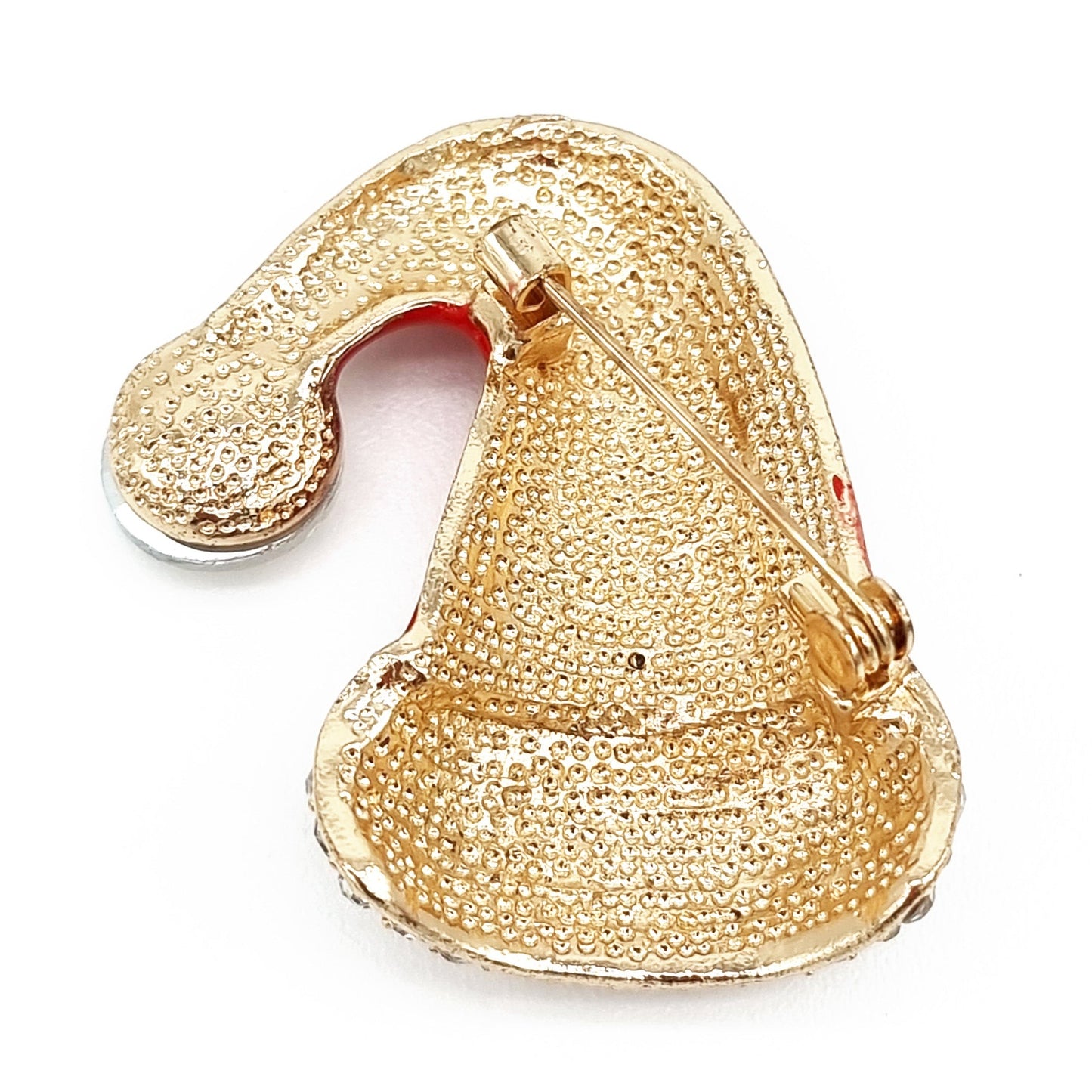 Broche de Noël "Chapeau de Père Noël"