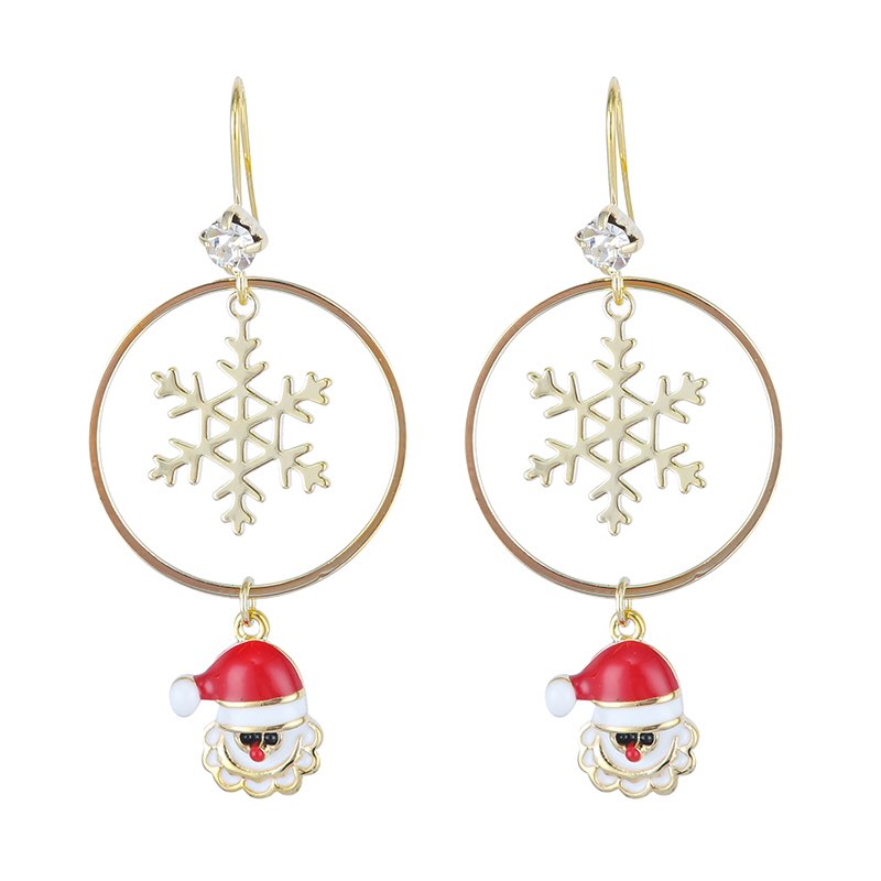 Boucles d'Oreilles "Flocons de Neige"