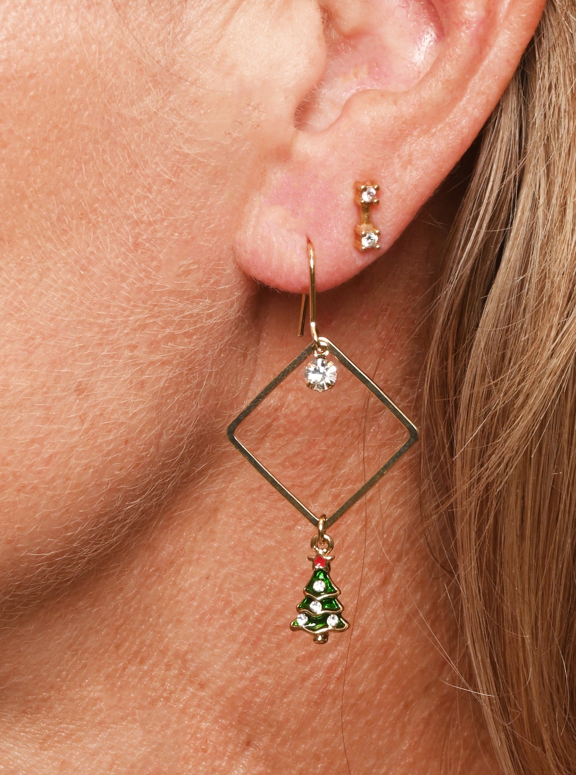 Boucles d'Oreilles "Arbres de Noël"