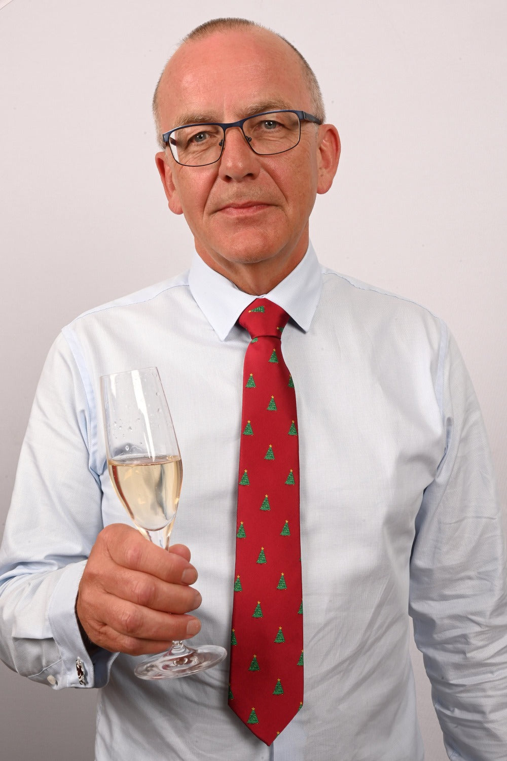 Cravate de Noël "Arbres de Noël"