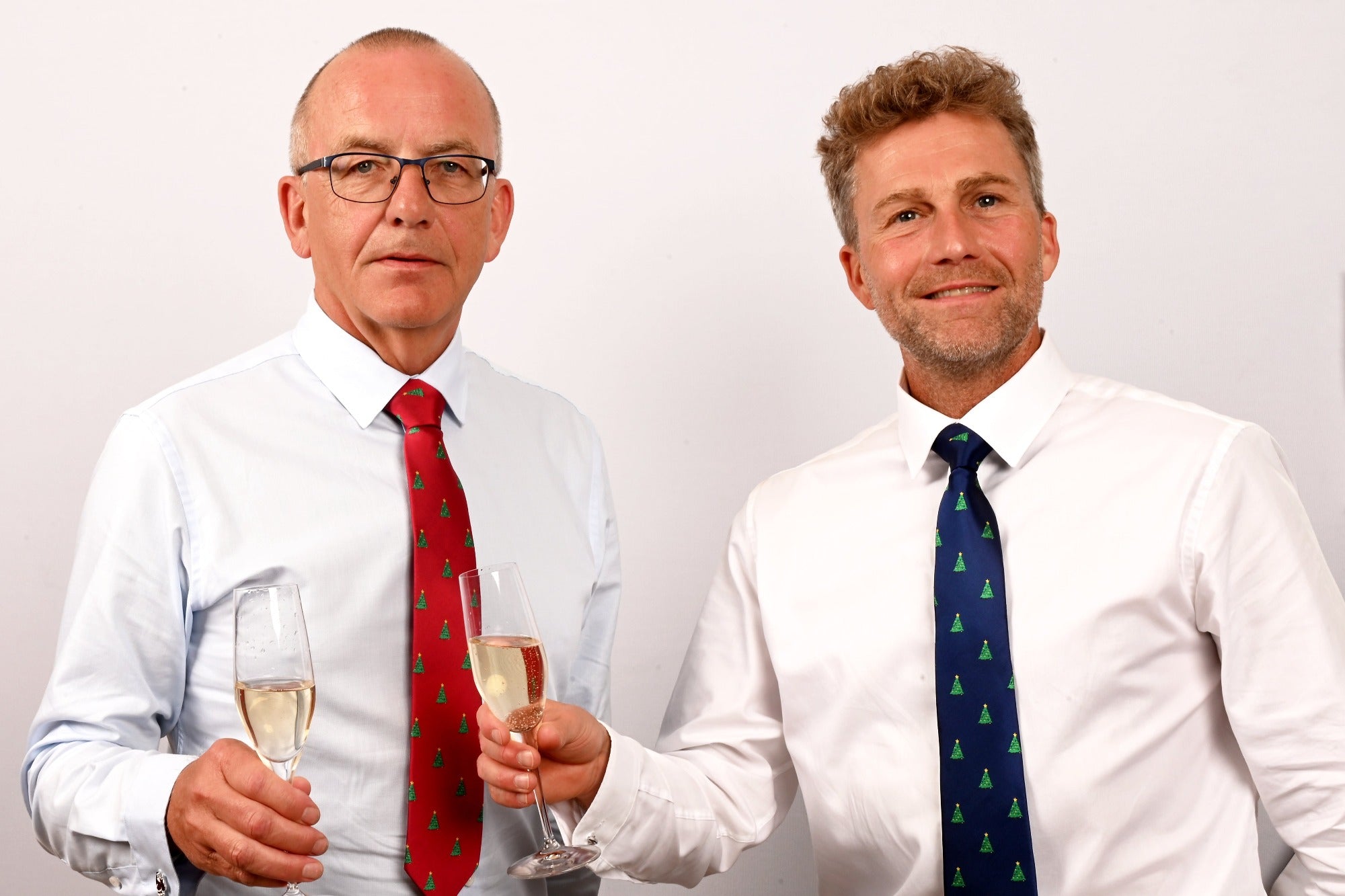 Cravate de Noël "Arbres de Noël"