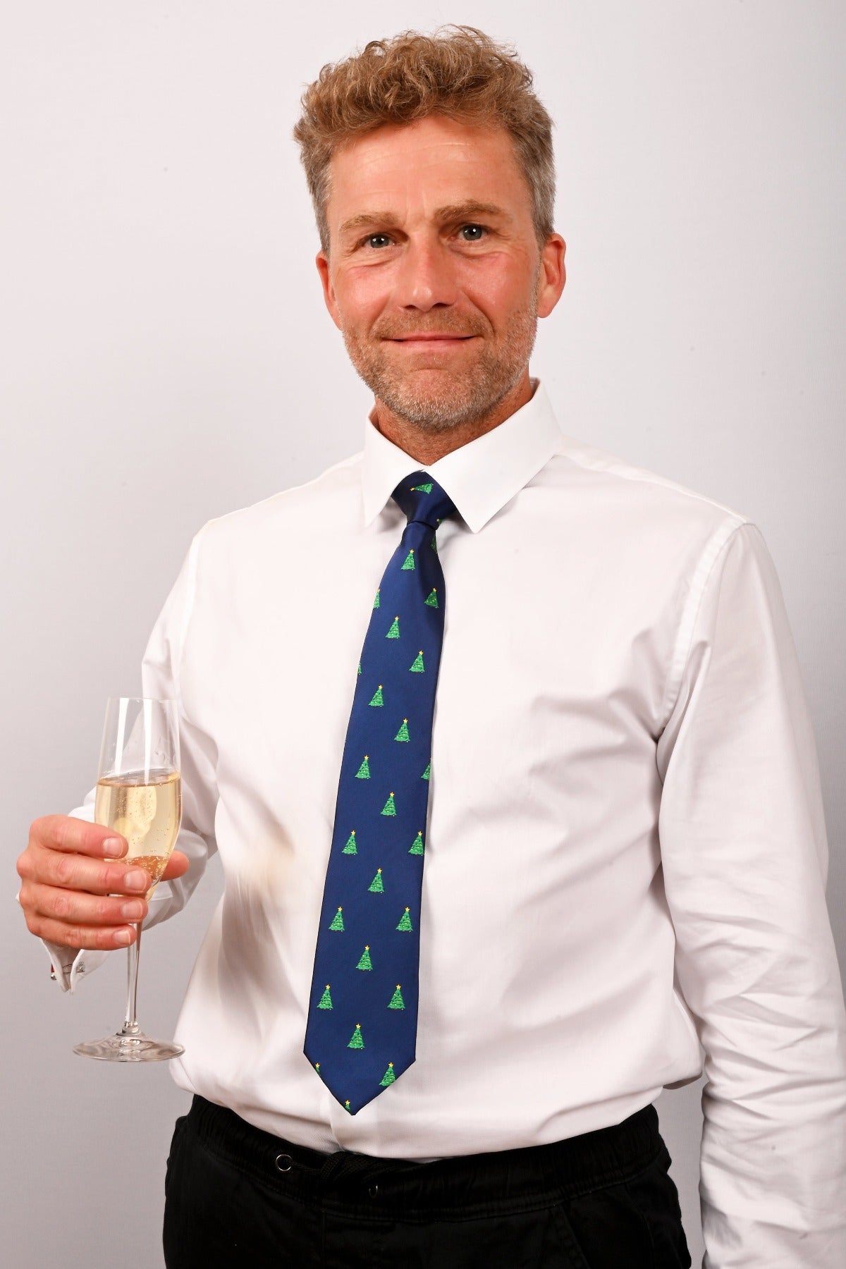 Cravate de Noël "Arbres de Noël"