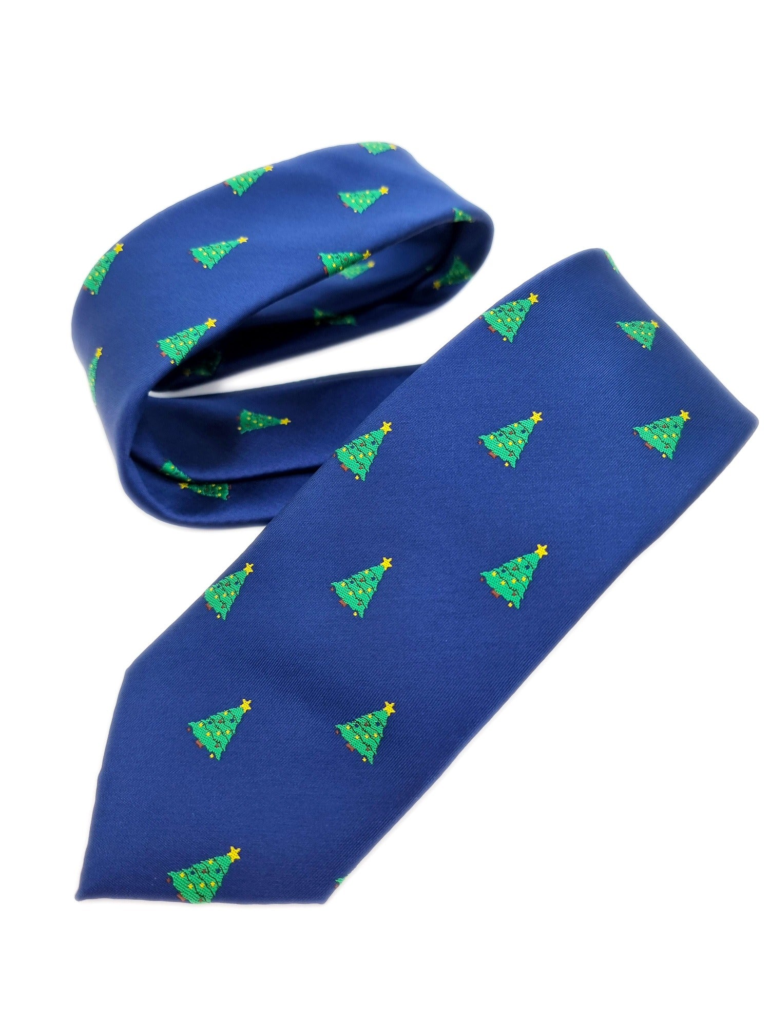 Cravate de Noël "Arbres de Noël"