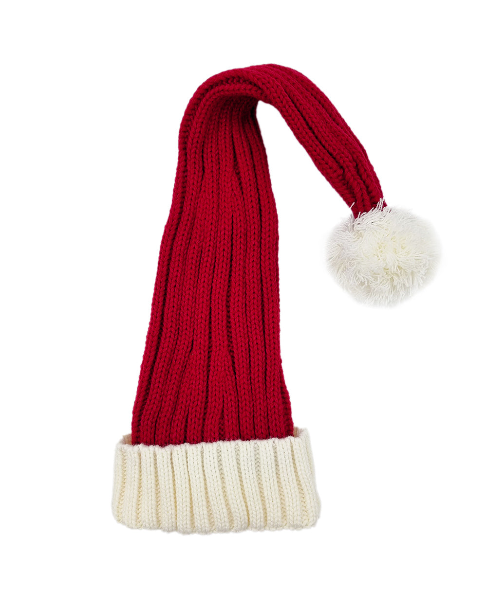 Knitted Santa Hat Classic Red & White