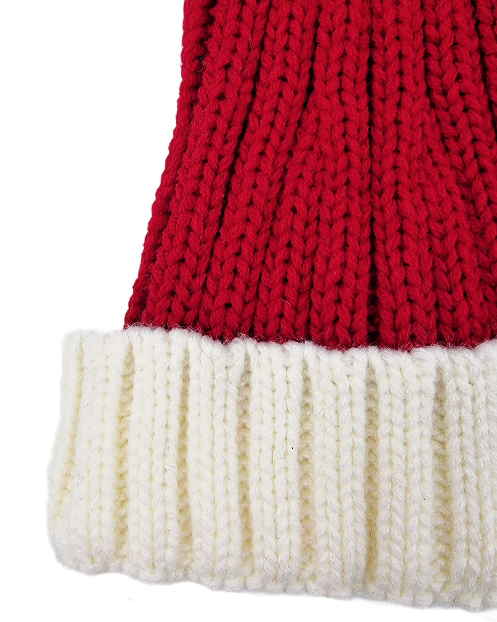 Knitted Santa Hat Classic Red & White