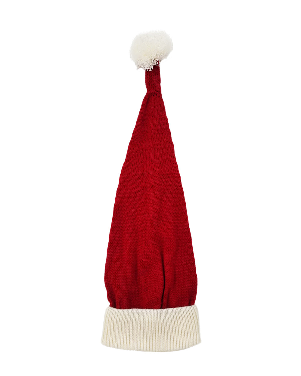 Flat knitted Santa Hat Classic Red & White