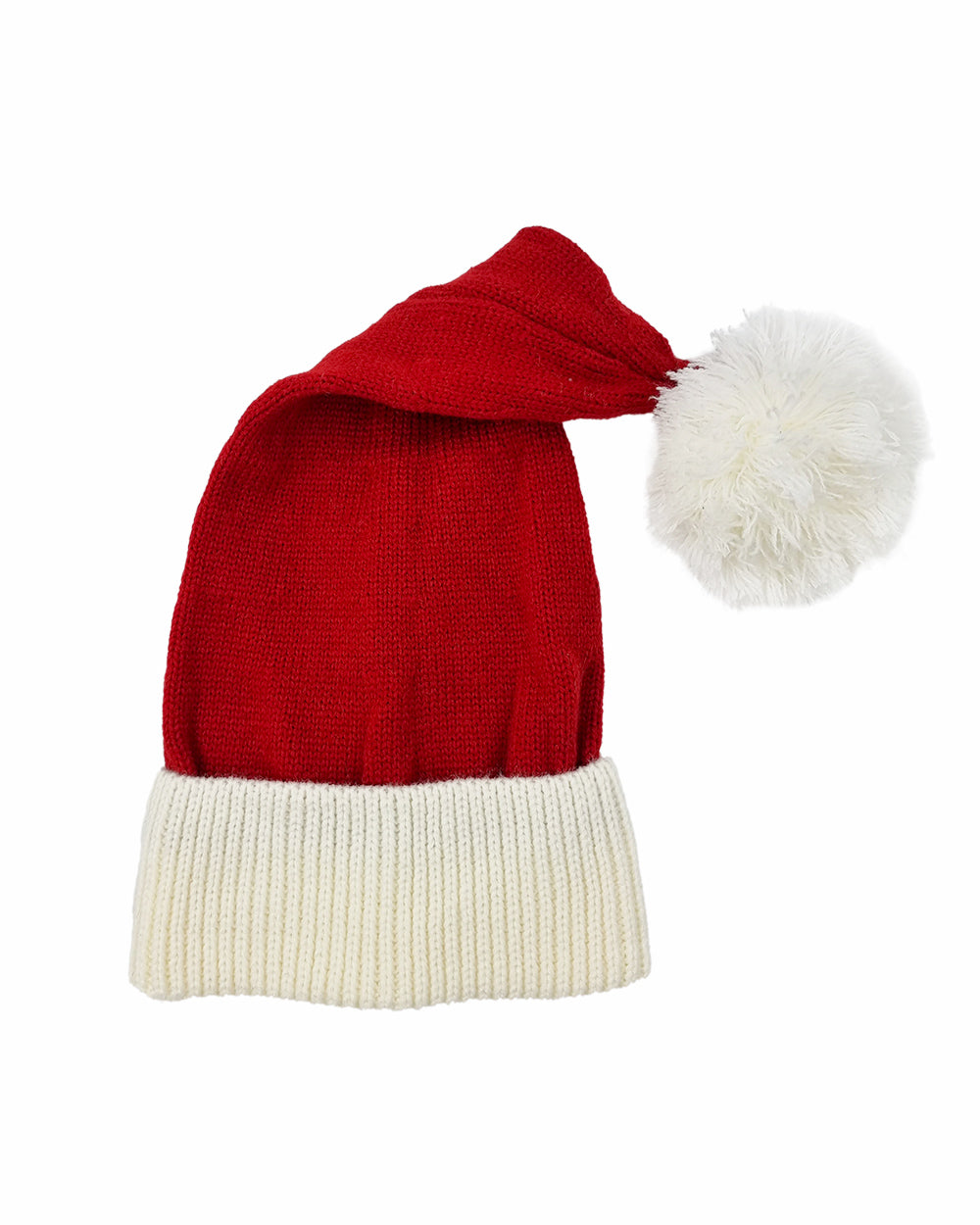 Bonnet de Père Noël Tricoté à plat pour tout-petits