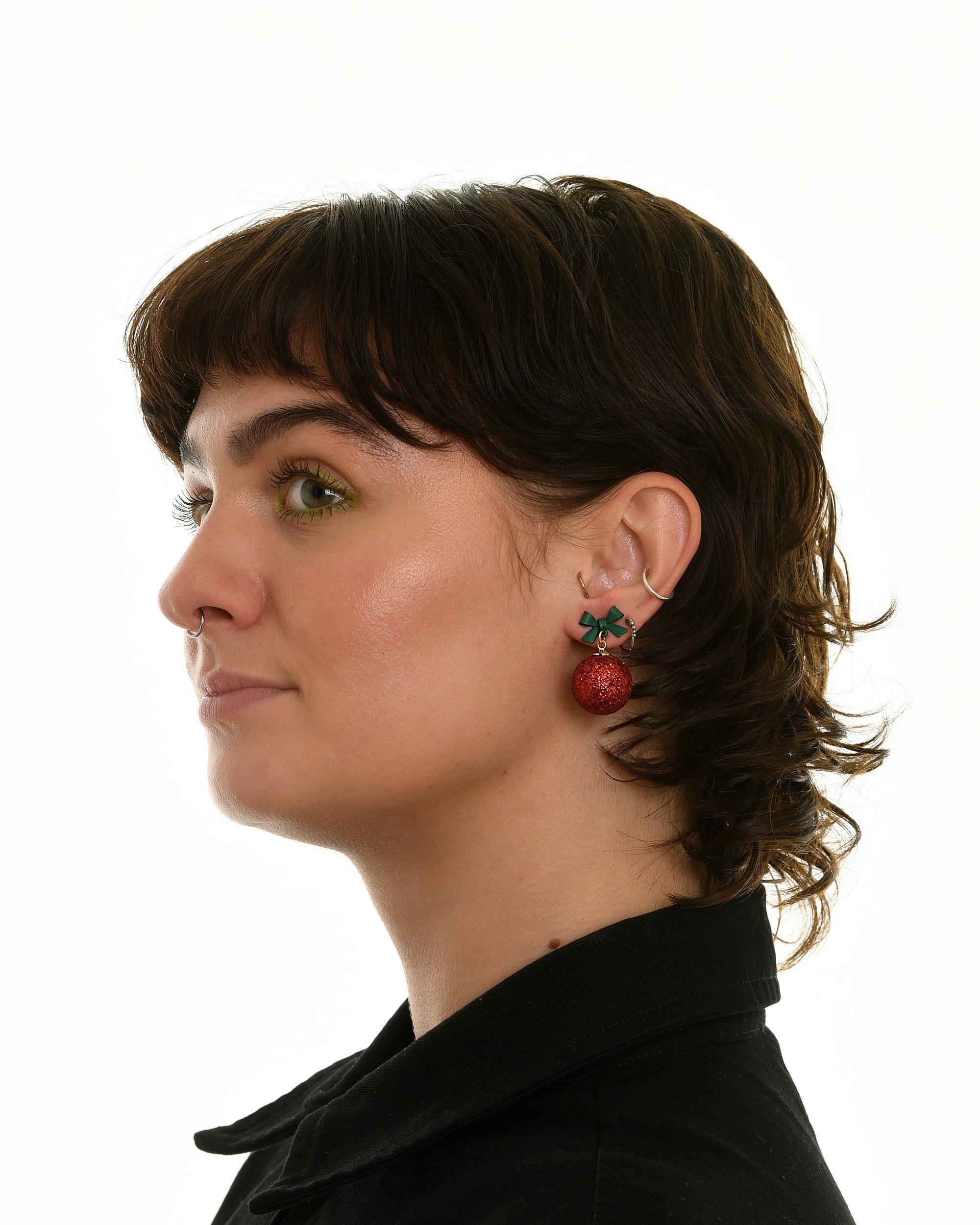 “Red Christmas Balls” Earrings