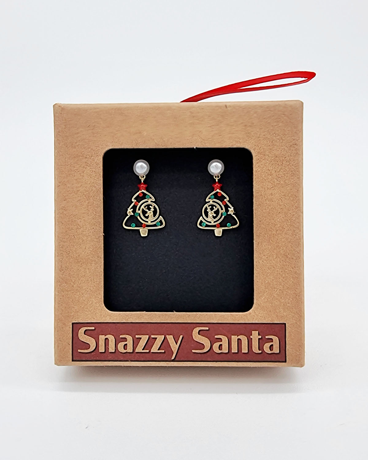 Boucles d'oreilles de Noël "Arbres de Noël"