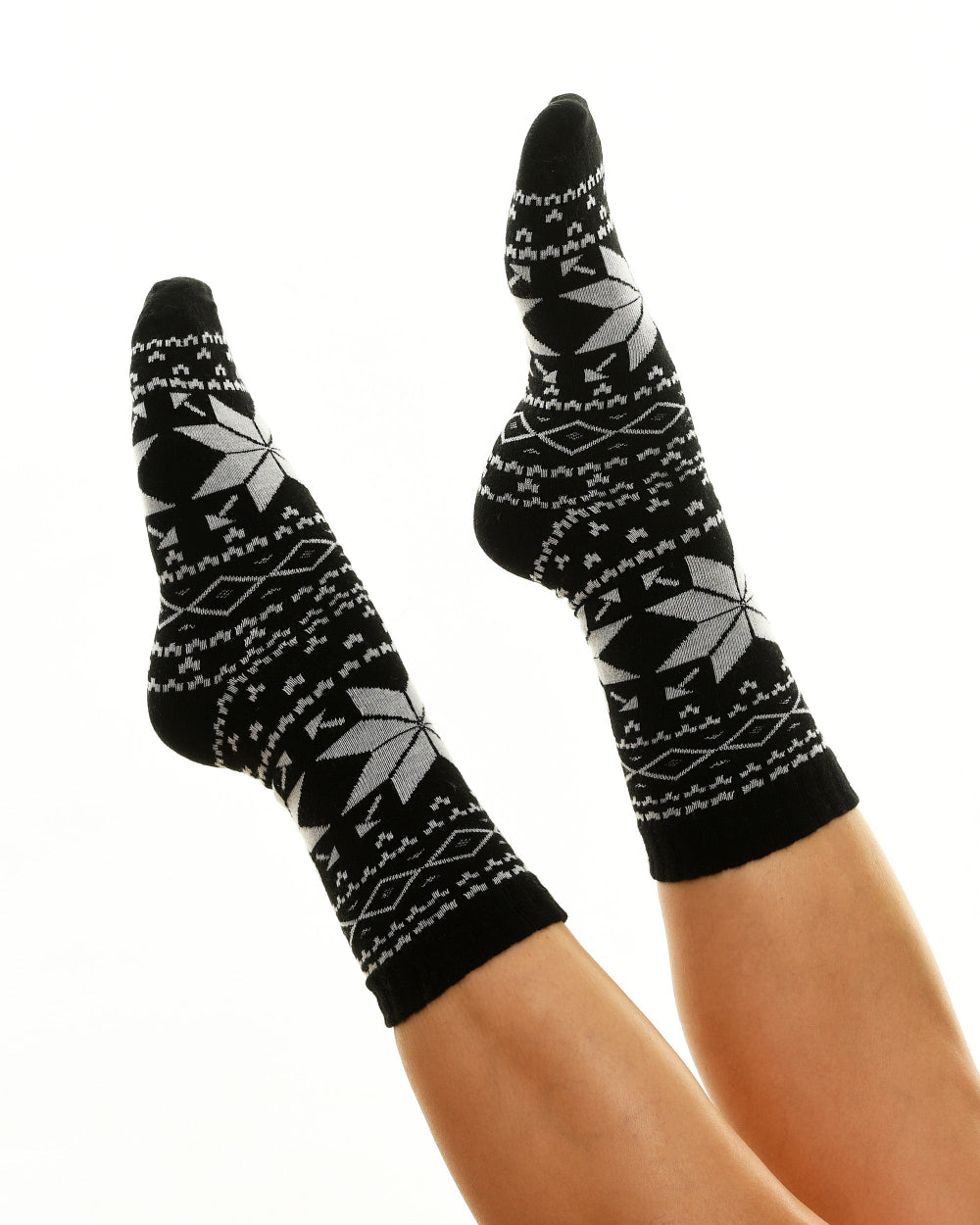 Wool socks "Norwegian symbols"