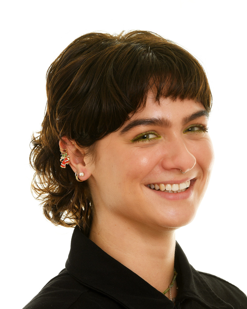 Boucles d'oreilles earcuffs "Flocon de neige"