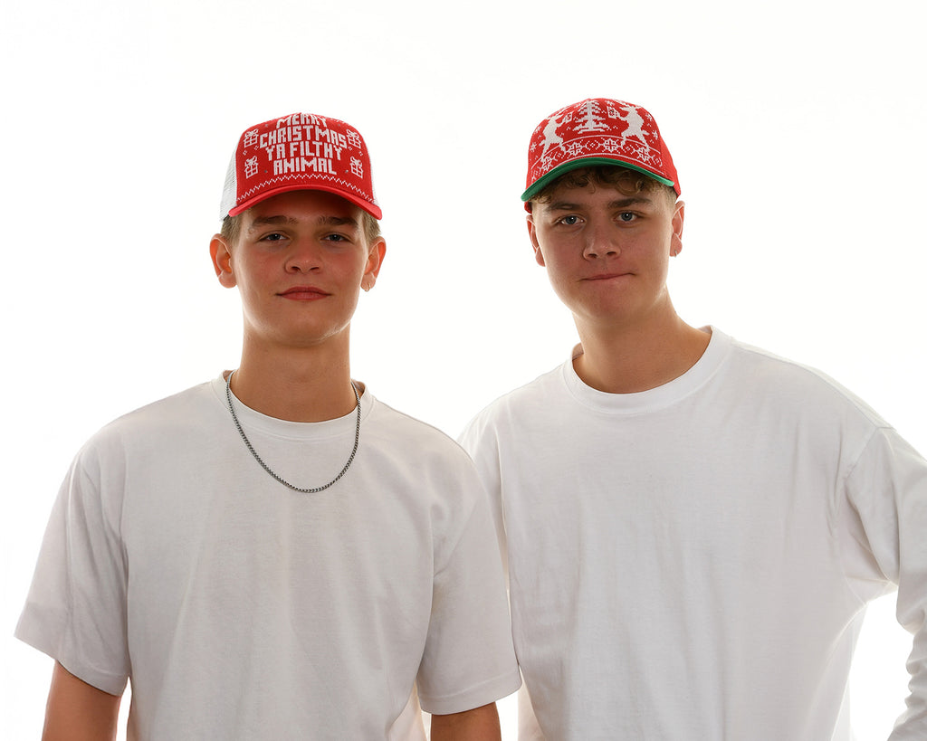 Casquette "Cheers, renne" avec lumières clignotantes