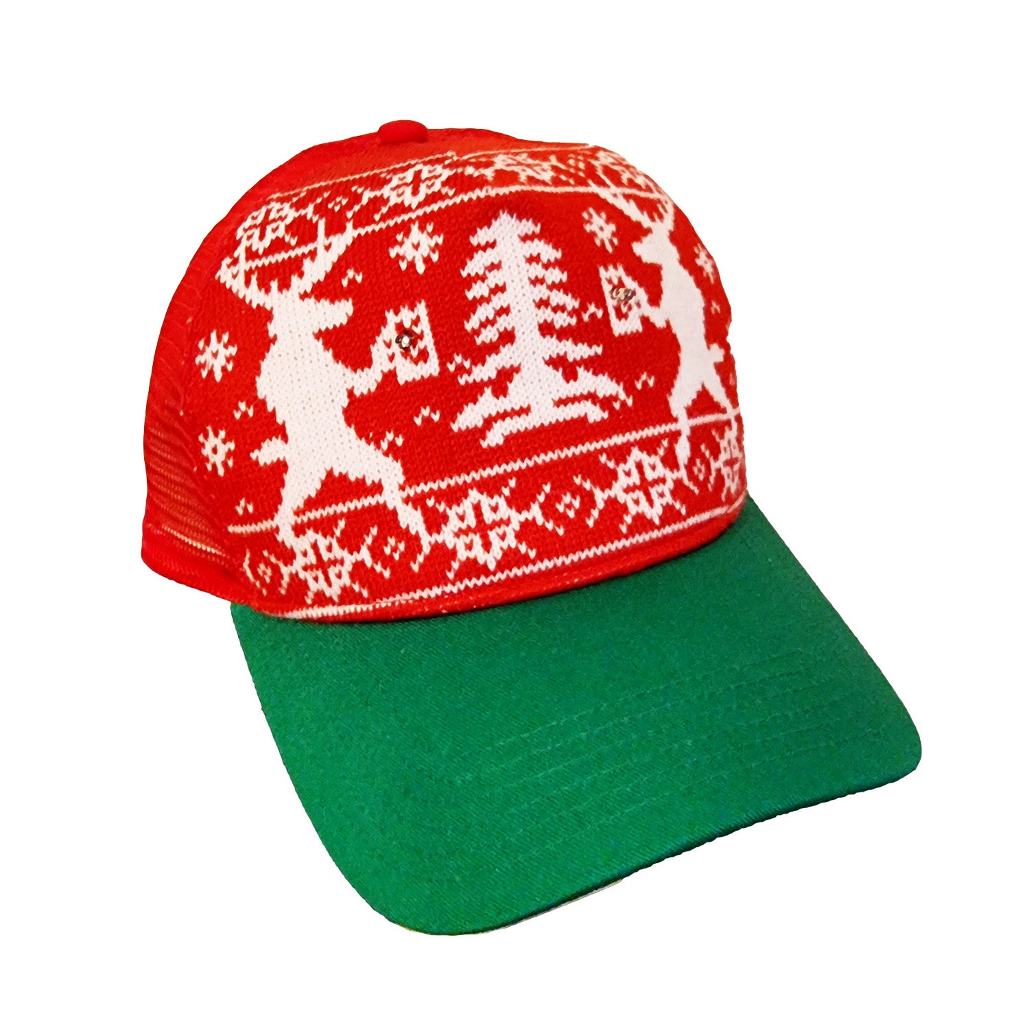 Casquette "Cheers, renne" avec lumières clignotantes