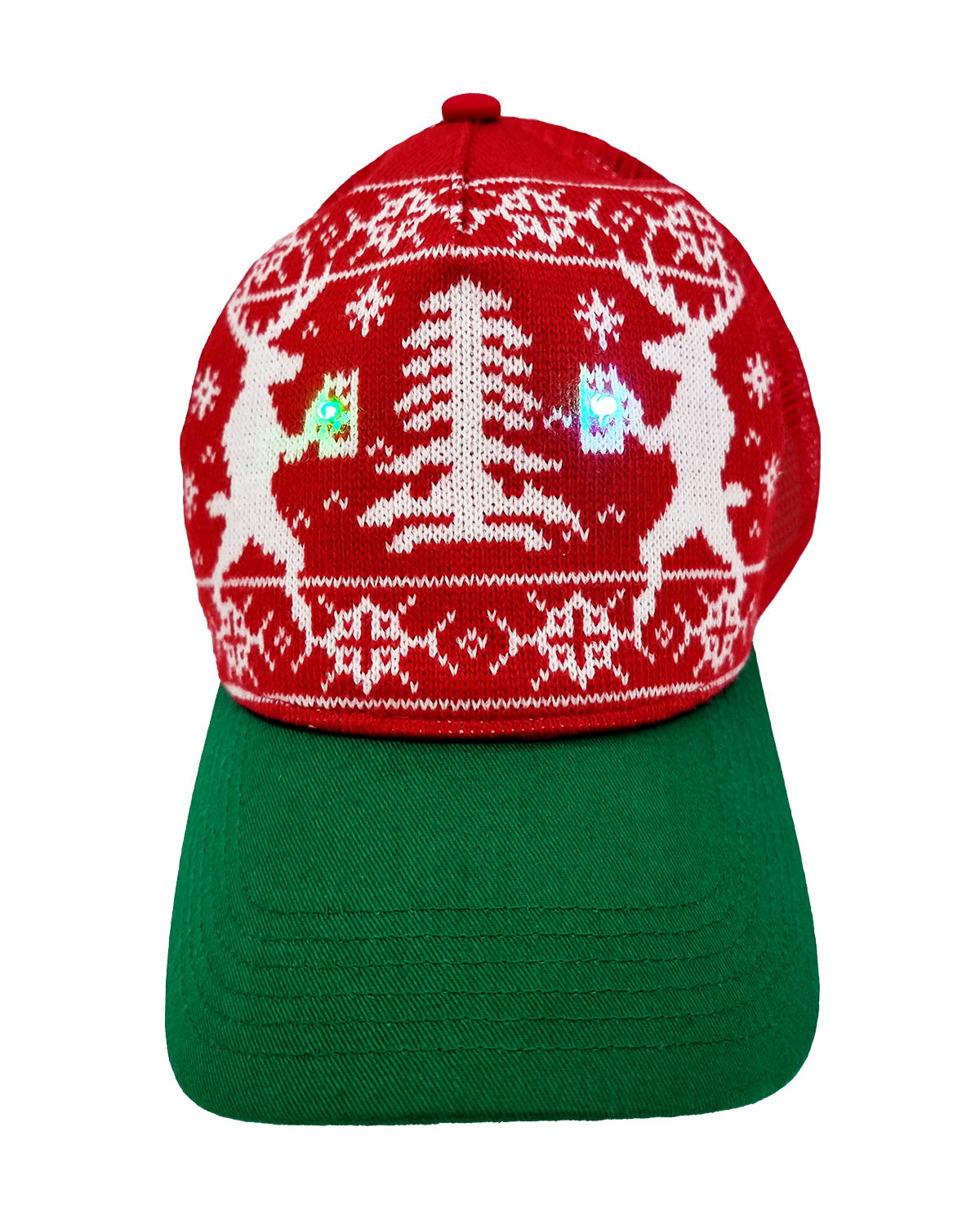 Casquette "Cheers, renne" avec lumières clignotantes