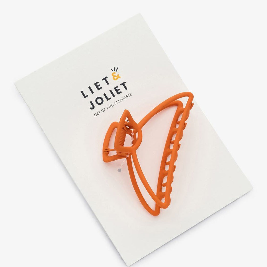 "Caro" hair clip, orange