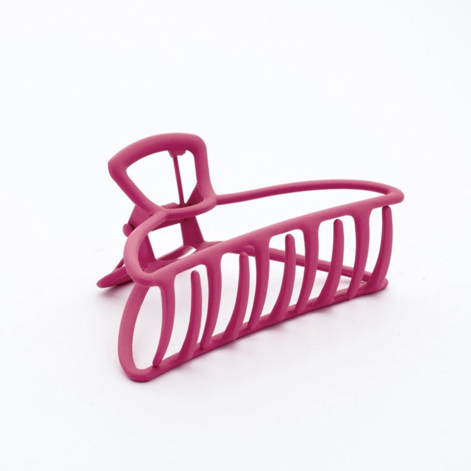 "Caro" hair clip, fuchsia