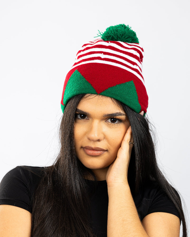 Bonnet de Noël clignotant "Elfe"