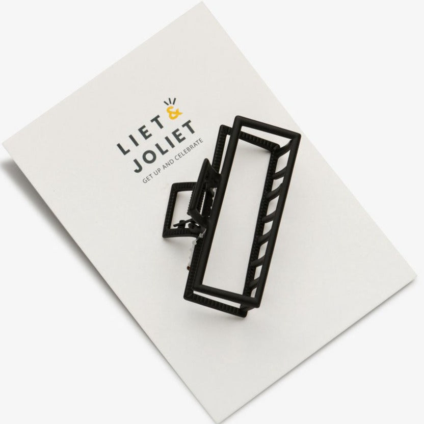 "Gracie" hair clip, black
