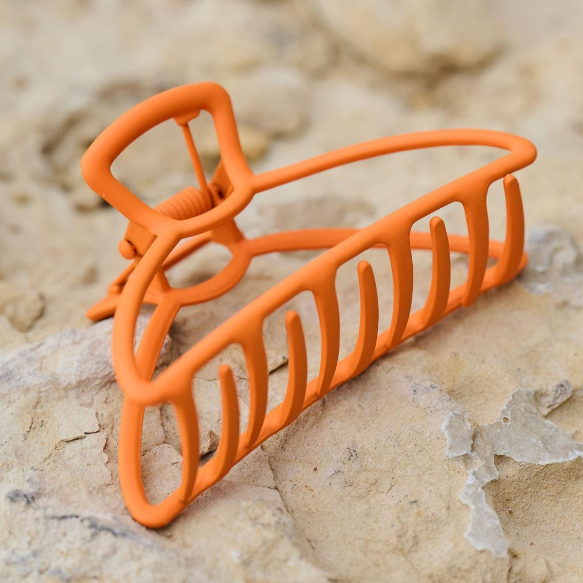 Pince à cheveux "Caro", orange