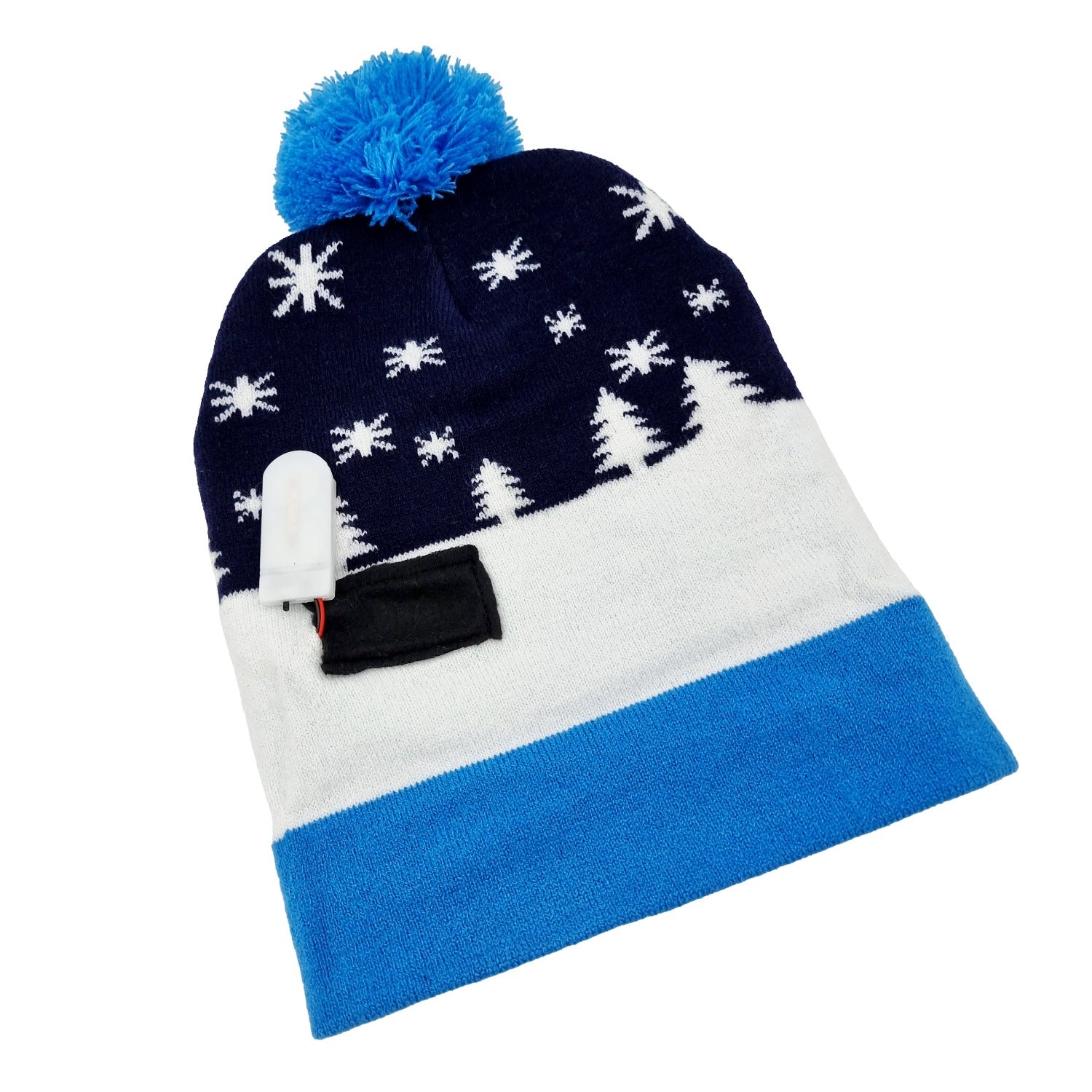 Bonnet de Noël clignotant "Let it Snow!"