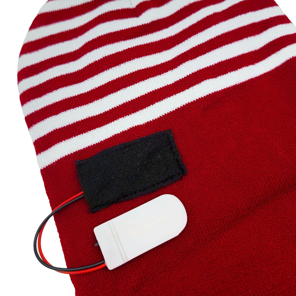 Flashing Christmas Beanie "Classic Blue" 
