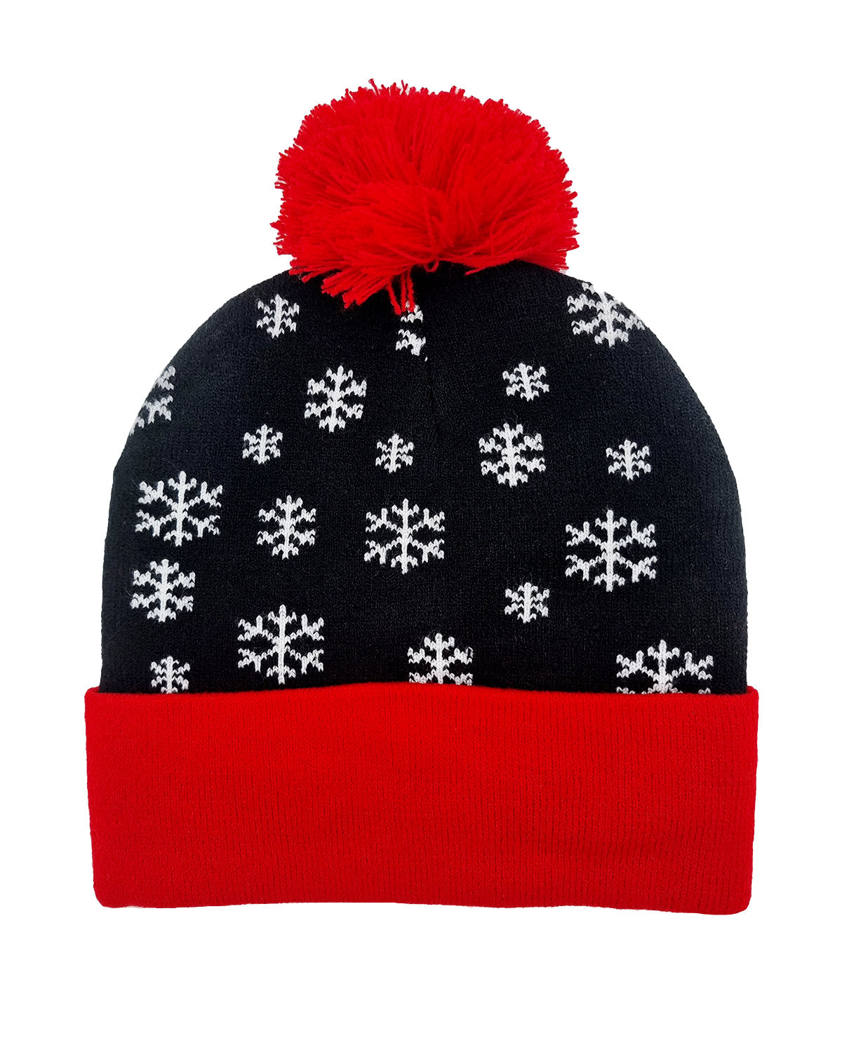 Bonnet de Noël "Joyeux Noël" noir