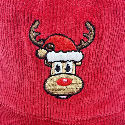 Reversible "Rudolph the Reindeer" bucket hat