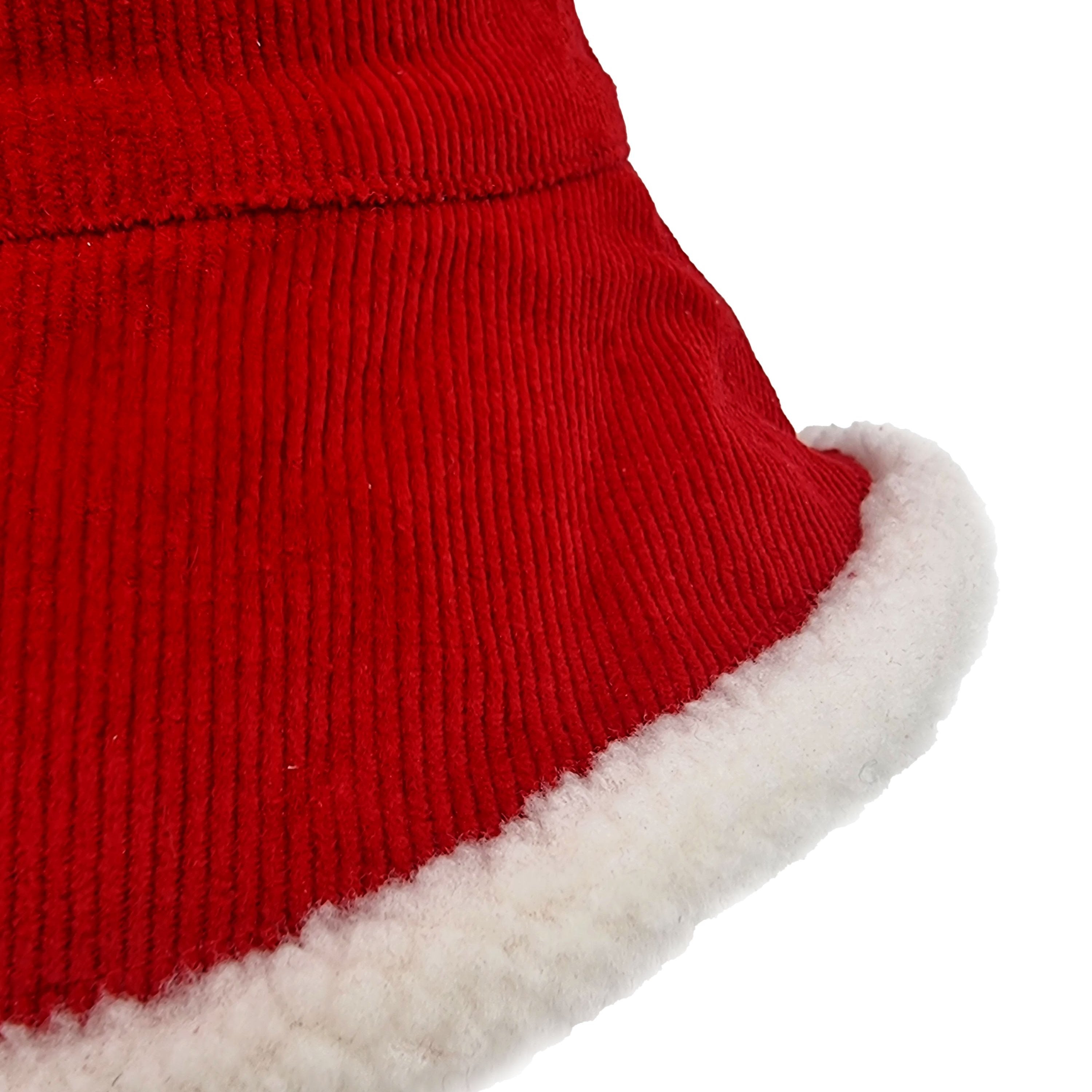 Chapeau bob "Arbre de Noël" réversible