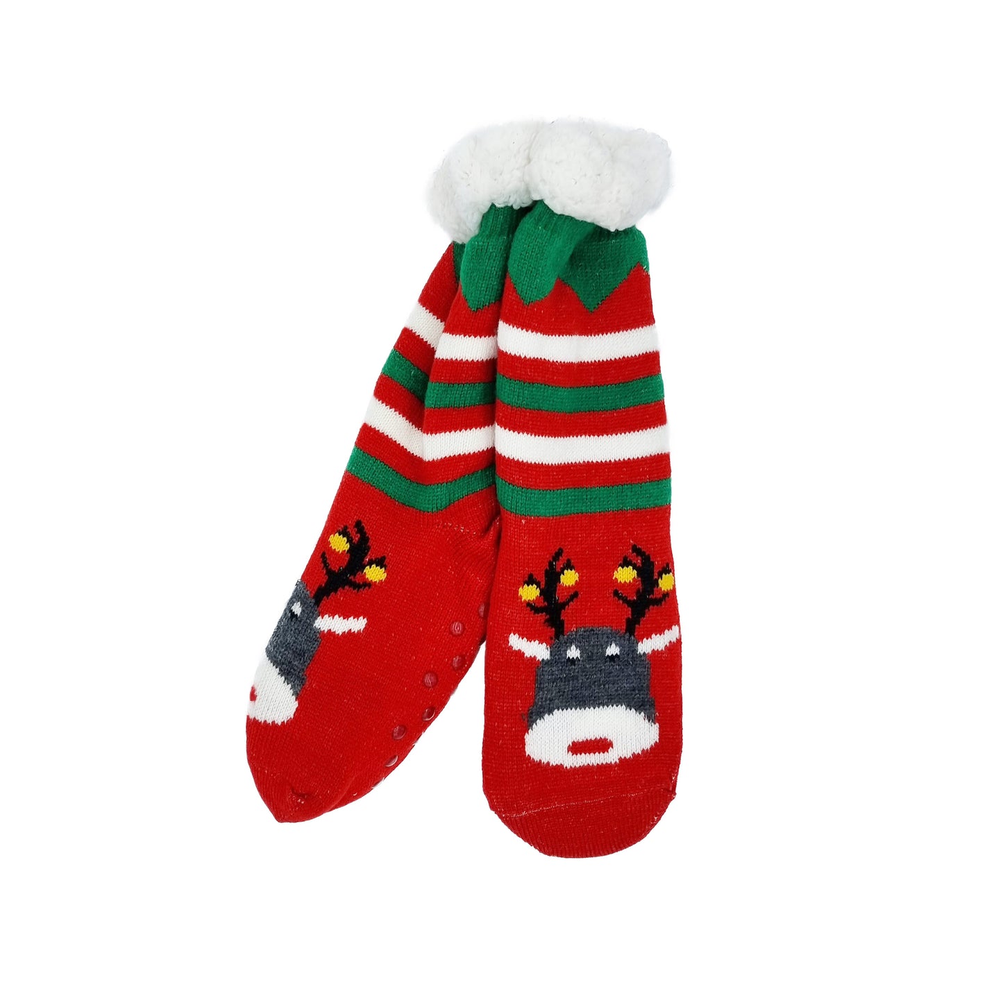 Chaussettes antidérapantes "Rudolph"