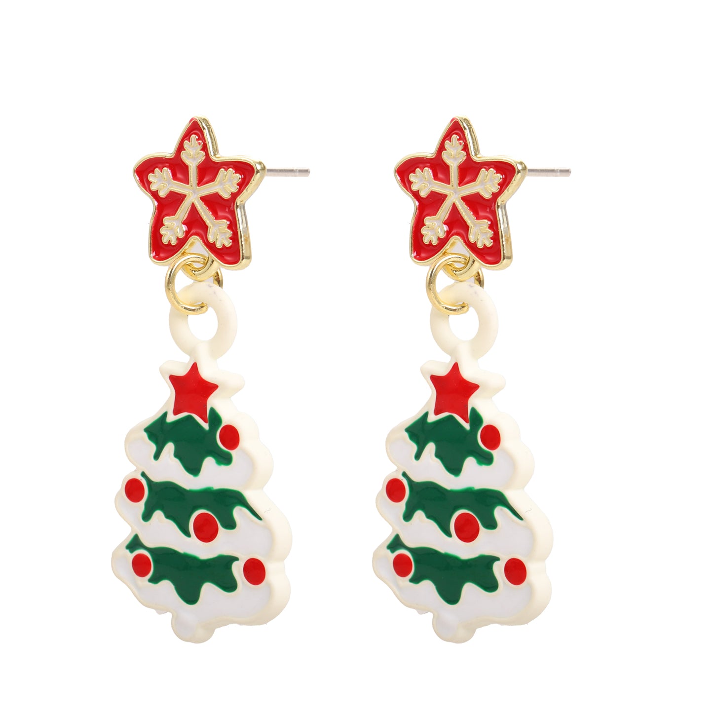 Boucles d'Oreilles "Arbres de Noël"