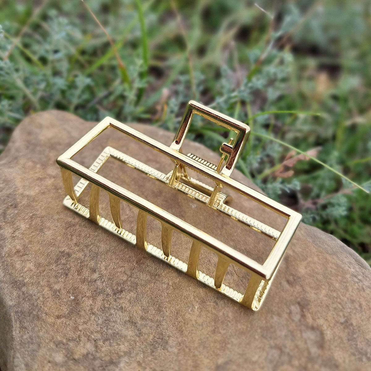 "Gracie" hair clip, gold