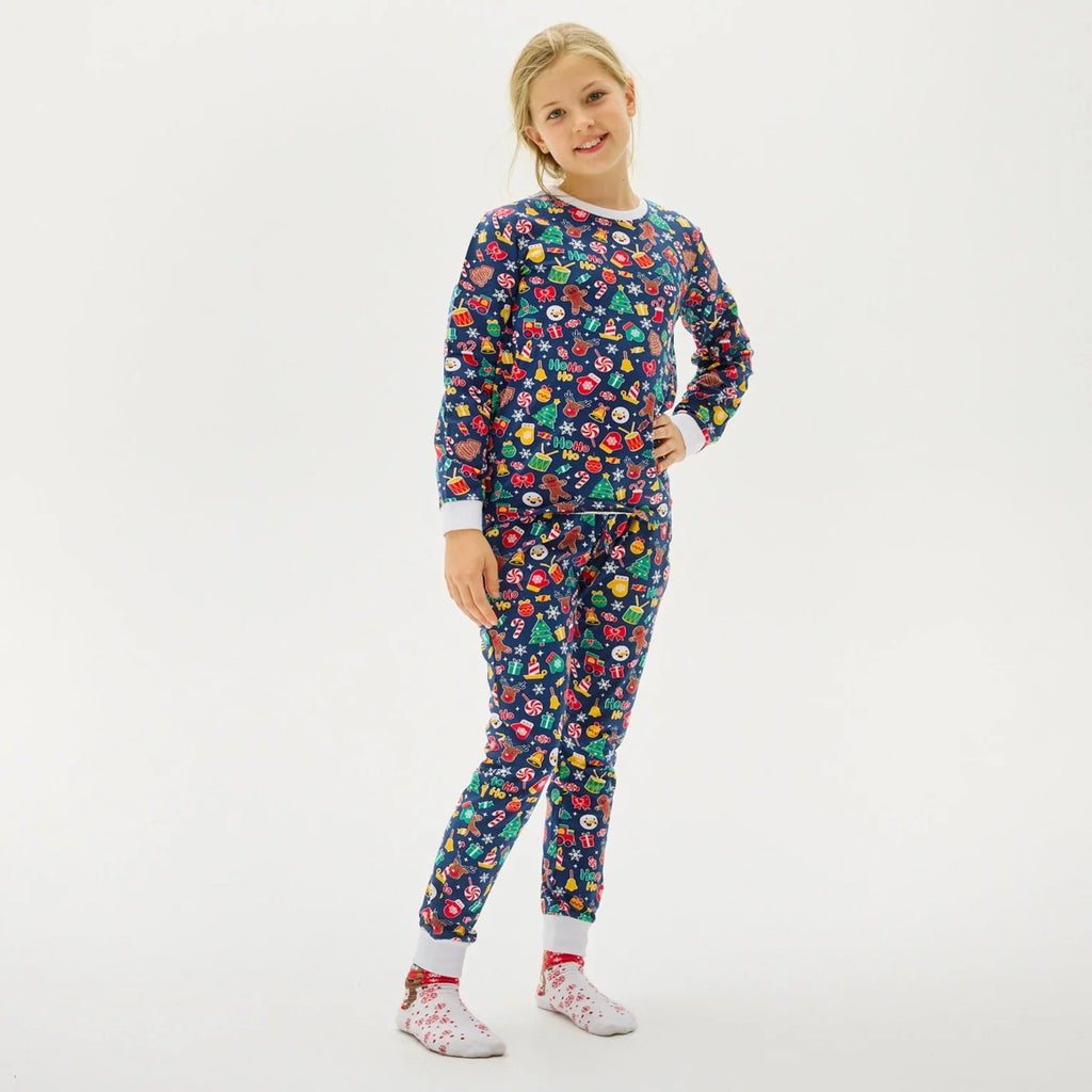 Children's Christmas pajamas "Crazy" organic cotton