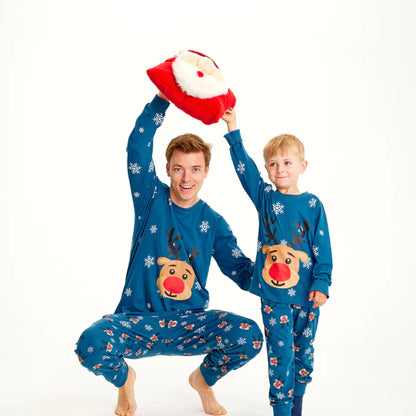Children's Christmas pajamas "Rudolph" organic cotton