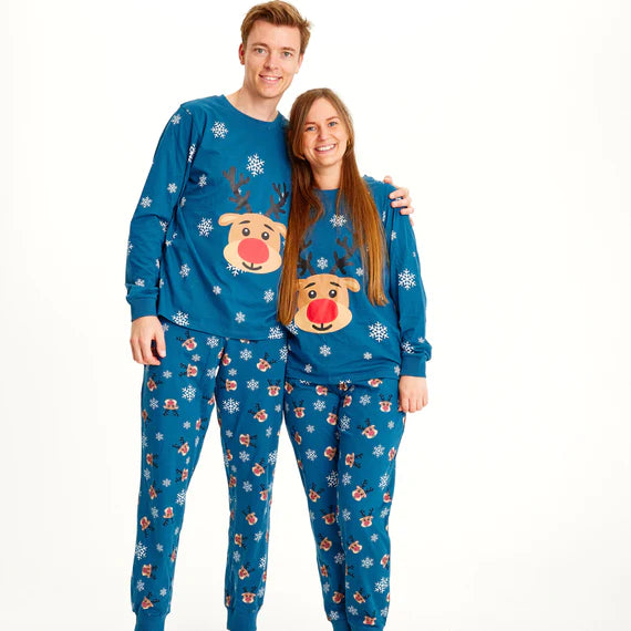 Christmas pajamas "Rudolph" organic cotton