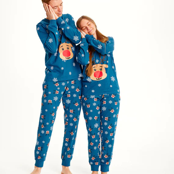 Christmas pajamas "Rudolph" organic cotton