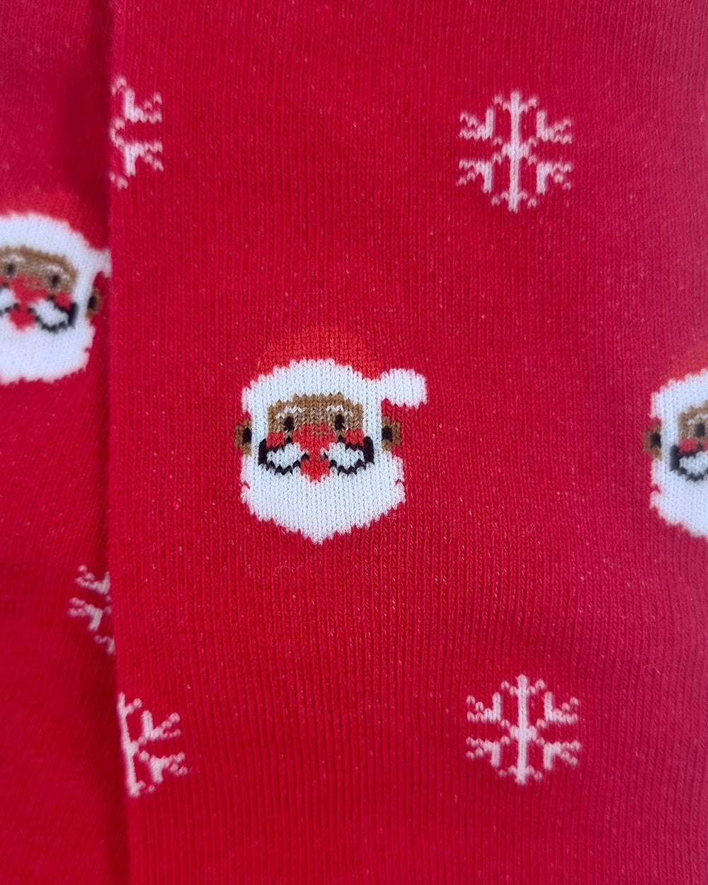 Collants pour enfants avec Père Noël, rouges