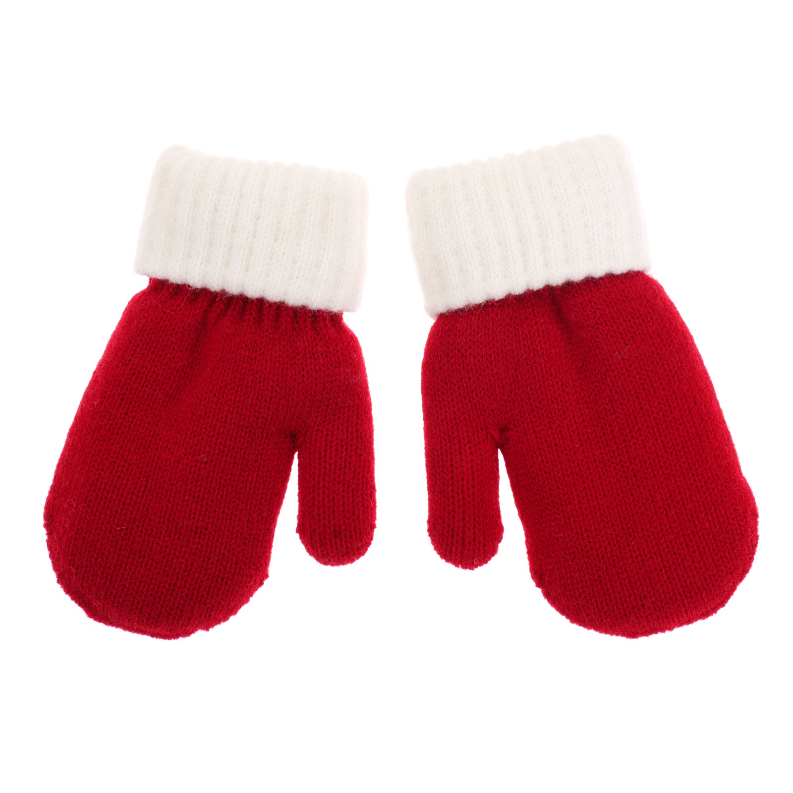 Moufles tricotées avec doublure douce "Santa"