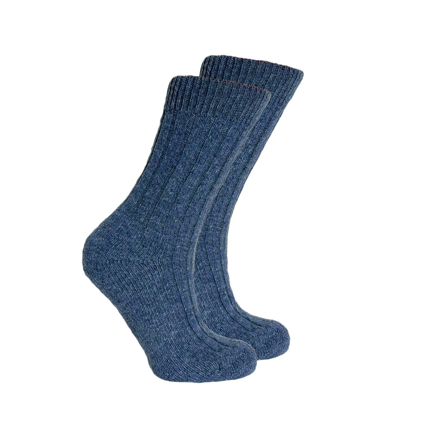 Chaussettes en laine mérinos, bleues