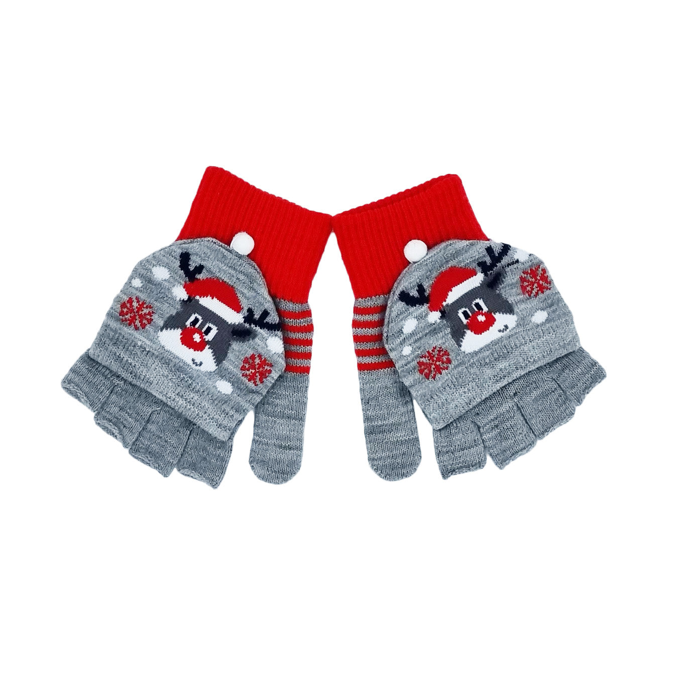 Mitains de Noël pour les enfants grises