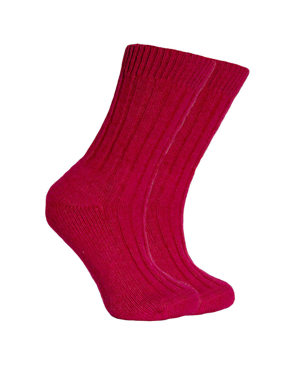 Chaussettes en laine mérinos, rose