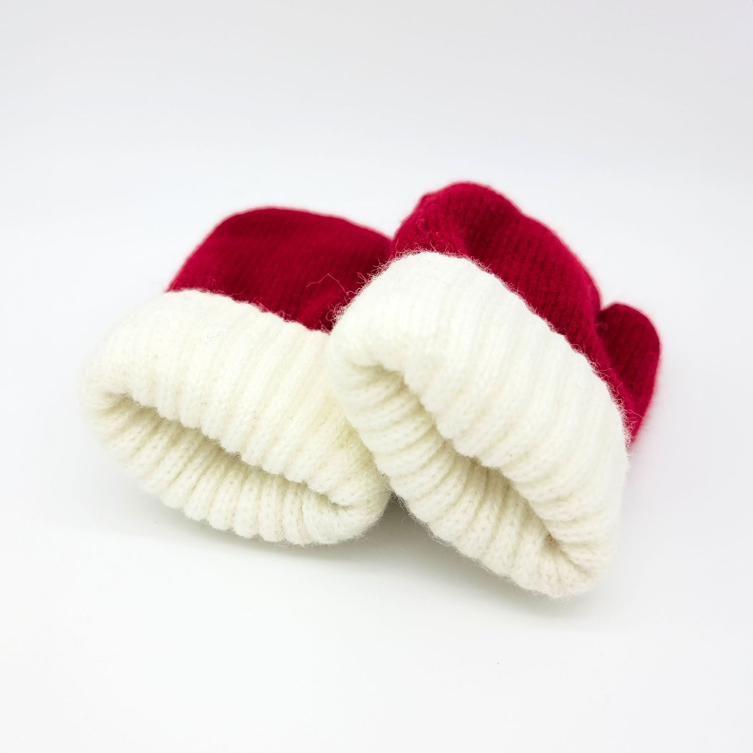 Moufles tricotées avec doublure douce "Santa"
