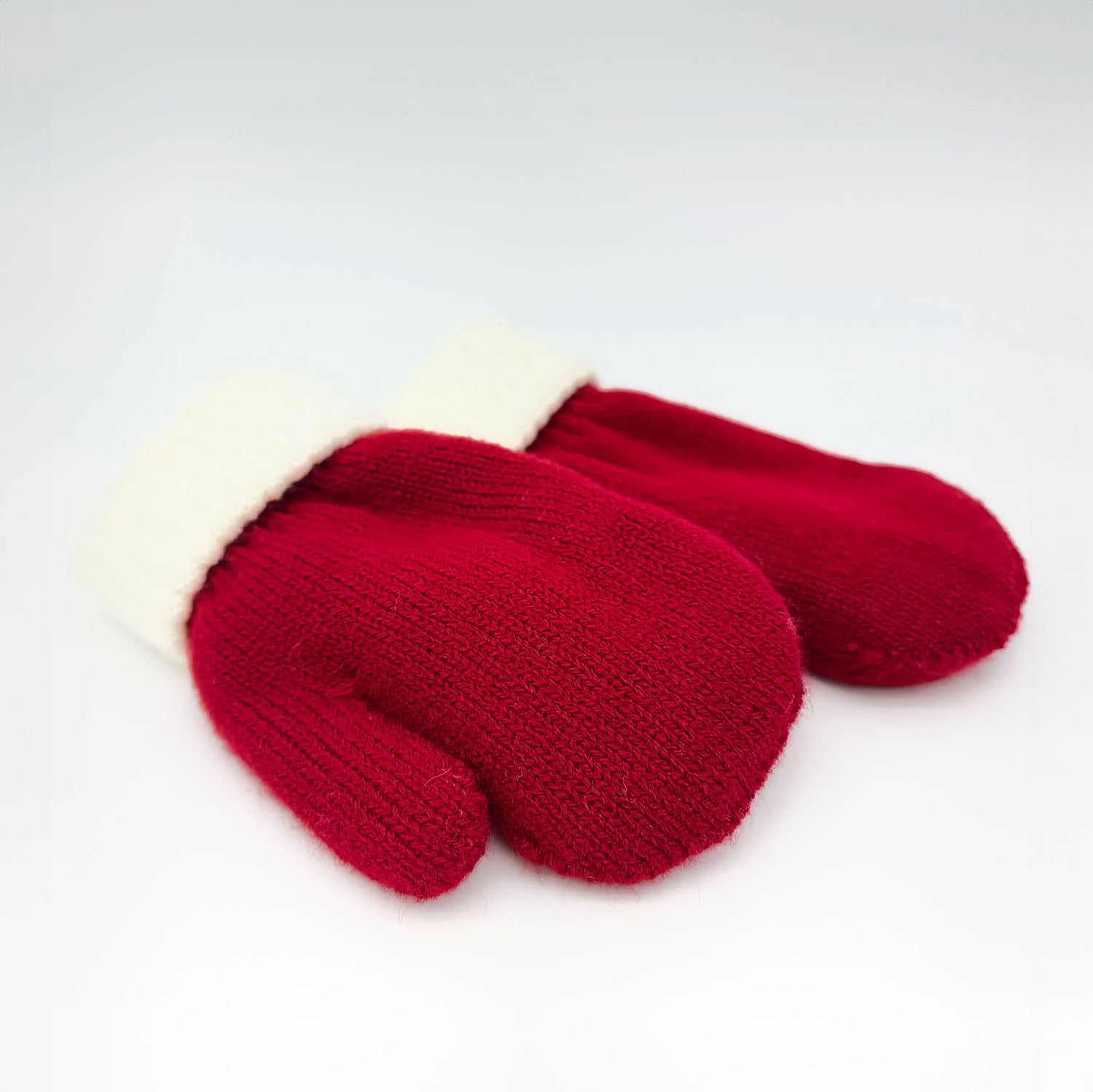 Moufles tricotées avec doublure douce "Santa"